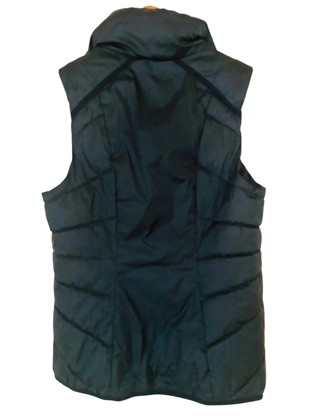 Champion Sz MEDIUM Black Quilted Zip Up Puffer Vest